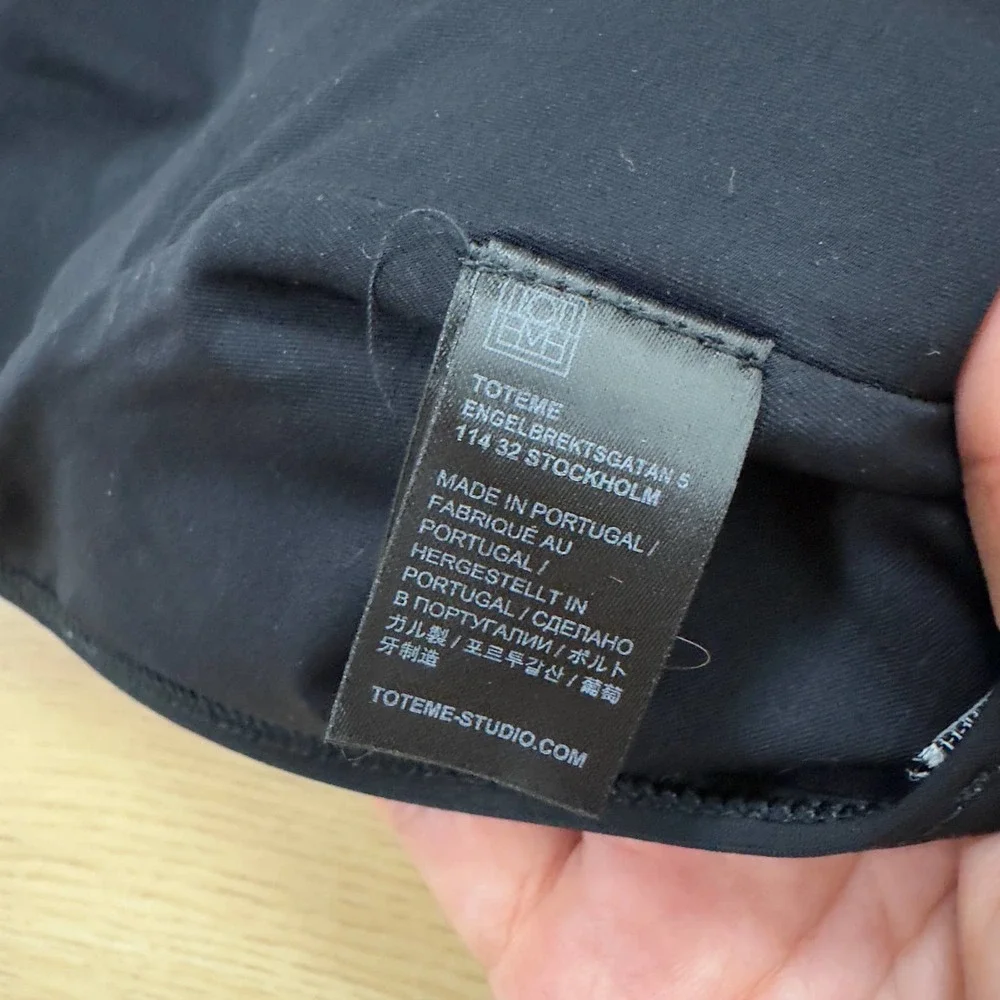 NEW TOTEME Black High Neck One Piece Swimsuit Size Medium - Picture 7 of 8